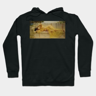 Girl in Yellow Drapery by John William Godward Hoodie